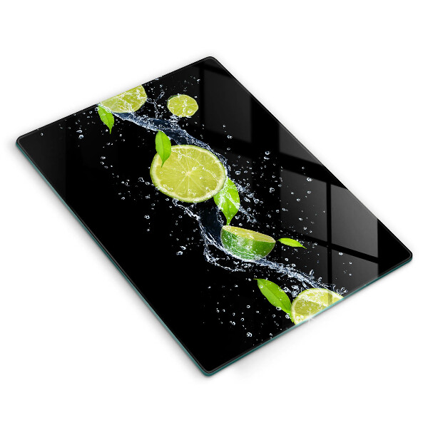 Osłona do kuchni na ścianę Soczyste limonki w wodzie