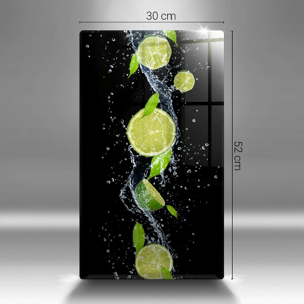 Osłona do kuchni na ścianę Soczyste limonki w wodzie