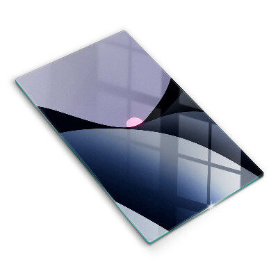 Osłona ściany przy kuchence gazowej Abstrakcja kształty