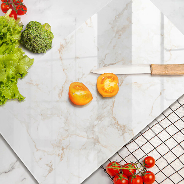 Osłona ściany przy kuchence gazowej Elegancki kamień marmur