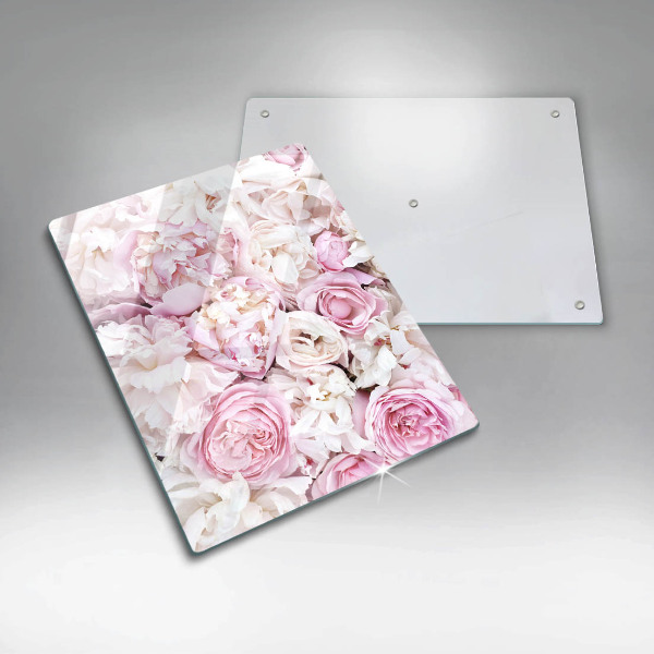 Osłona ściany przy kuchence gazowej Bukiet piwonii