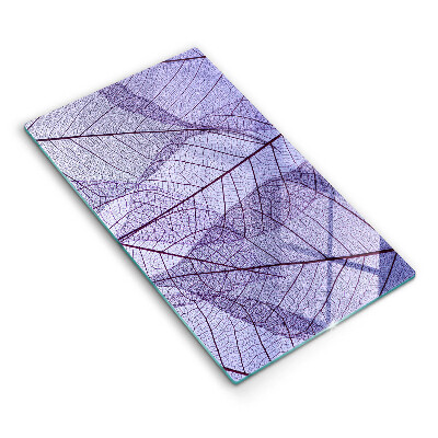 Osłona ściany przy kuchence gazowej Liście z żyłkami