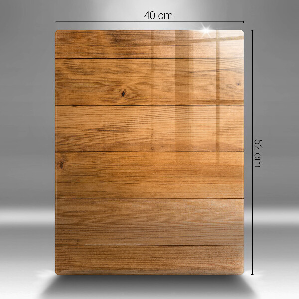 Osłona ściany przy kuchence gazowej Drewniane deski