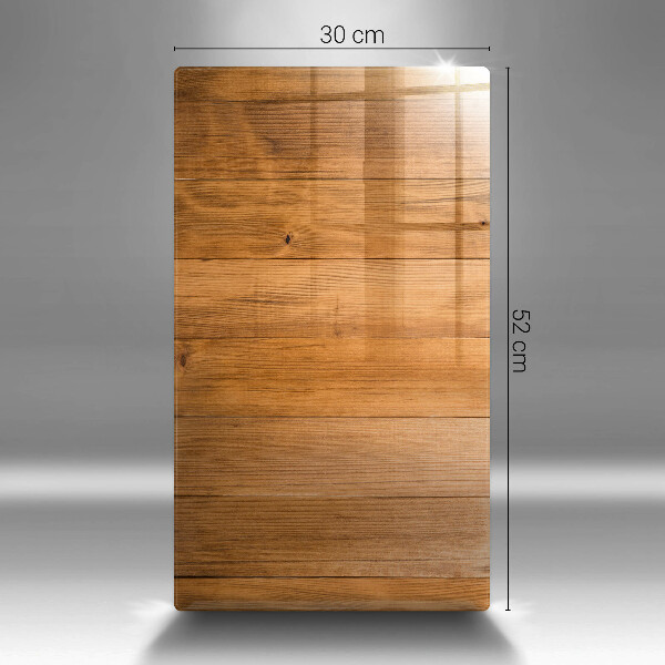 Osłona ściany przy kuchence gazowej Drewniane deski