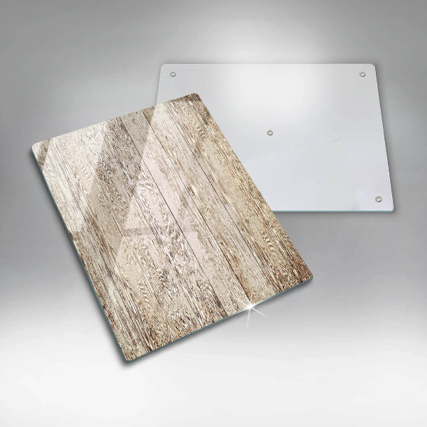 Osłona ściany przy kuchence gazowej Drewniane deski