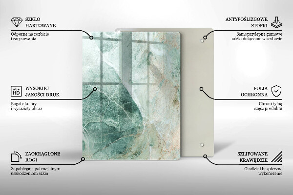 Osłona ściany przy kuchence gazowej Struktura kamień