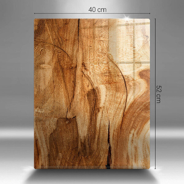 Osłona ściany przy kuchence gazowej Drewniana tekstura deski