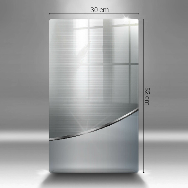 Osłona ściany przy kuchence gazowej Wzór metalowa abstrakcja