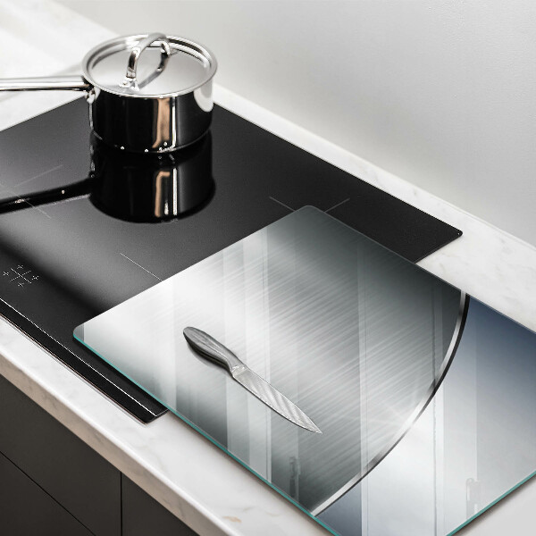 Osłona ściany przy kuchence gazowej Wzór metalowa abstrakcja