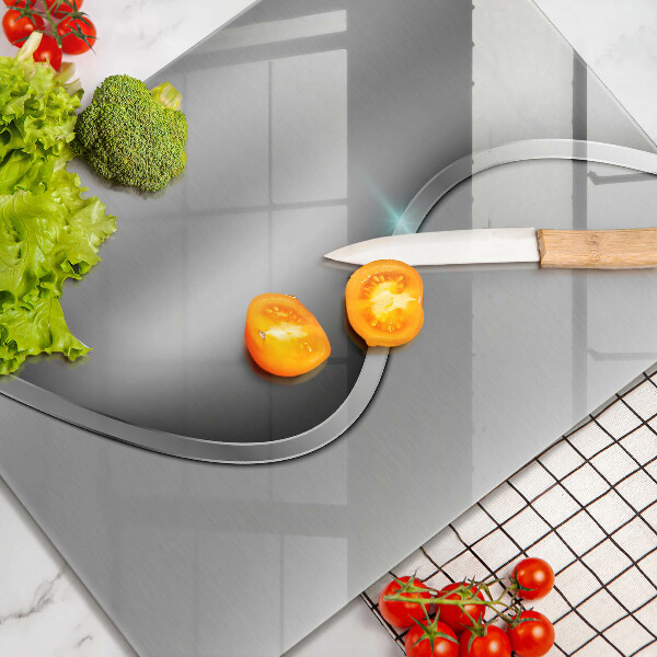 Osłona ściany przy kuchence gazowej Abstrakcja srebrny metal