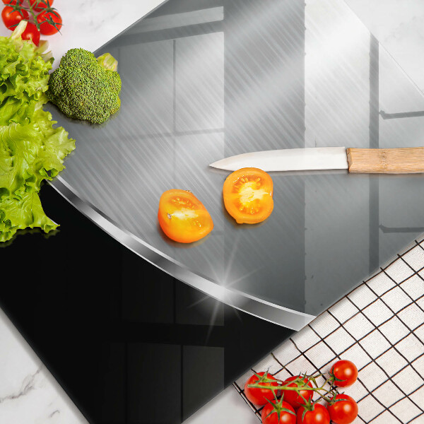 Osłona ściany przy kuchence gazowej Abstrakcja z metalem