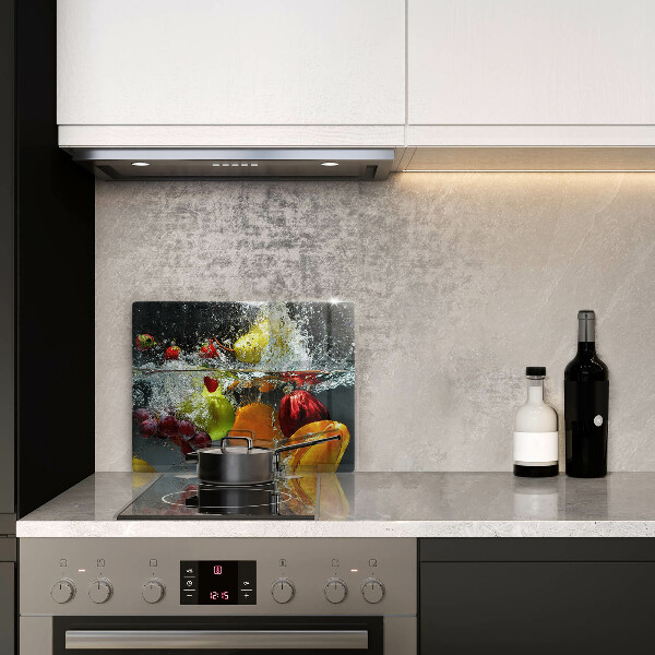 Osłona ściany przy kuchence gazowej Soczyste owoce w wodzie