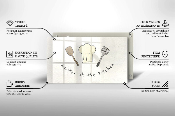 Osłona płyty indukcyjnej Master of the Kitchen