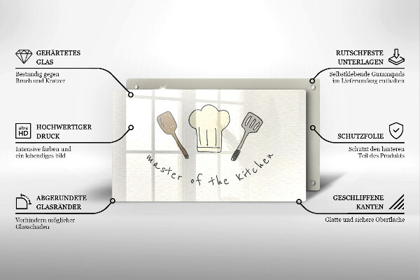 Osłona płyty indukcyjnej Master of the Kitchen
