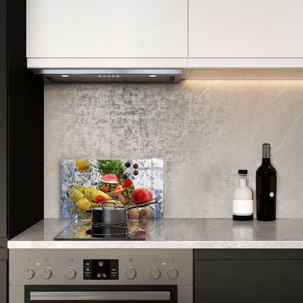 Szkło na płytę indukcyjną Soczyste owoce i woda