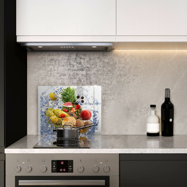 Szkło na płytę indukcyjną Soczyste owoce i woda