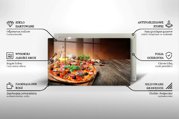 Osłona ściany przy kuchence gazowej Włoska pizza