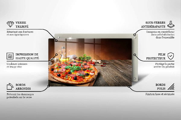 Osłona ściany przy kuchence gazowej Włoska pizza