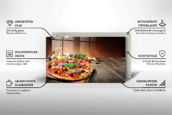 Osłona ściany przy kuchence gazowej Włoska pizza