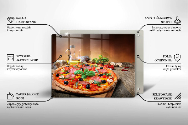 Osłona ściany przy kuchence gazowej Włoska pizza