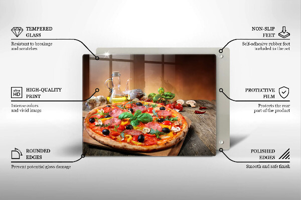 Osłona ściany przy kuchence gazowej Włoska pizza