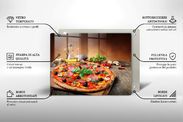 Osłona ściany przy kuchence gazowej Włoska pizza