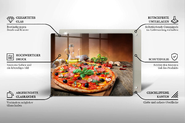 Osłona ściany przy kuchence gazowej Włoska pizza