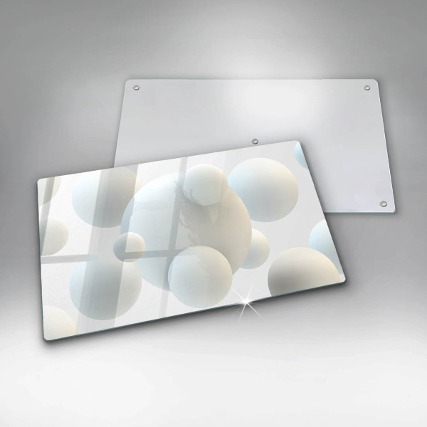 Osłona płyty indukcyjnej Nowoczesne kule 3D
