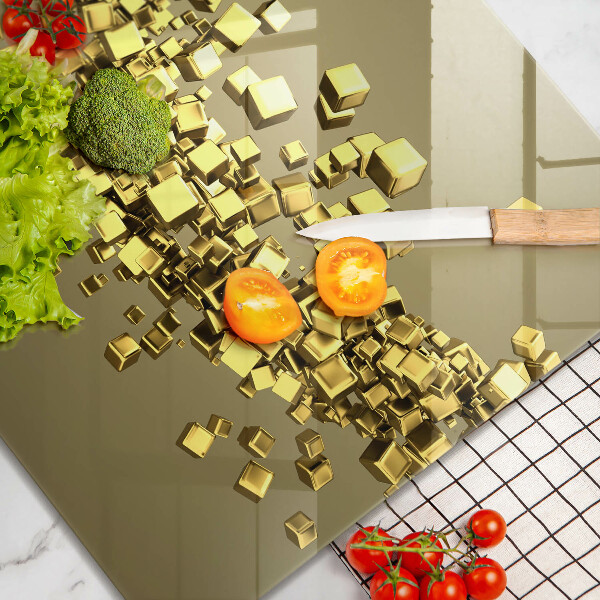 Osłona ściany przy kuchence gazowej Abstrakcja geometria 3D