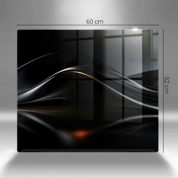 Osłona ściany przy kuchence gazowej Abstrakcja 3D design