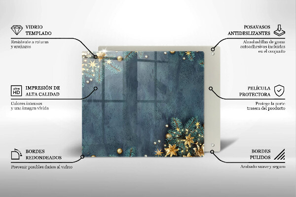 Osłona do płyty indukcyjnej Świąteczne ozdoby