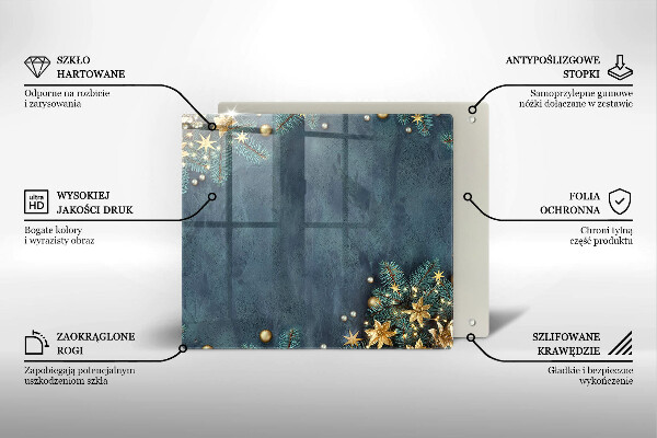 Osłona do płyty indukcyjnej Świąteczne ozdoby