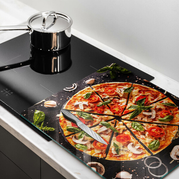 Osłona do płyty indukcyjnej Pizza z pieczarkami