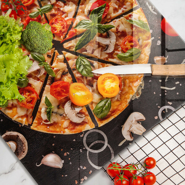 Osłona do płyty indukcyjnej Pizza z pieczarkami