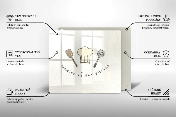 Osłona do płyty indukcyjnej Master of the Kitchen