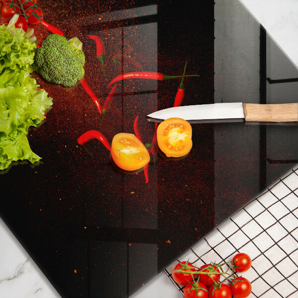 Osłona ściany przy kuchence gazowej Ostre papryczki chili