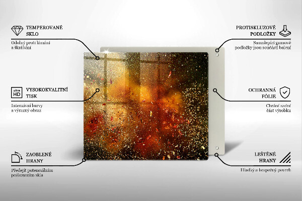 Osłona ściany przy kuchence gazowej Kolorowe przyprawy