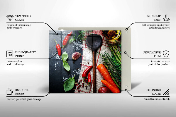 Osłona ściany przy kuchence gazowej Kuchnia jedzenie