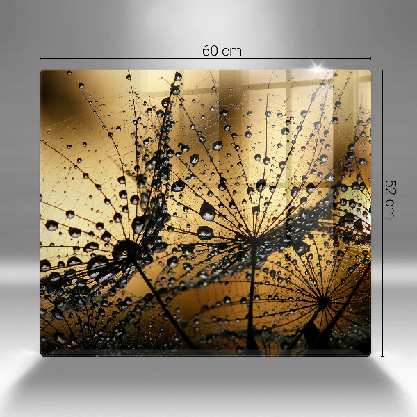 Osłona ściany przy kuchence gazowej Rosa i dmuchawce