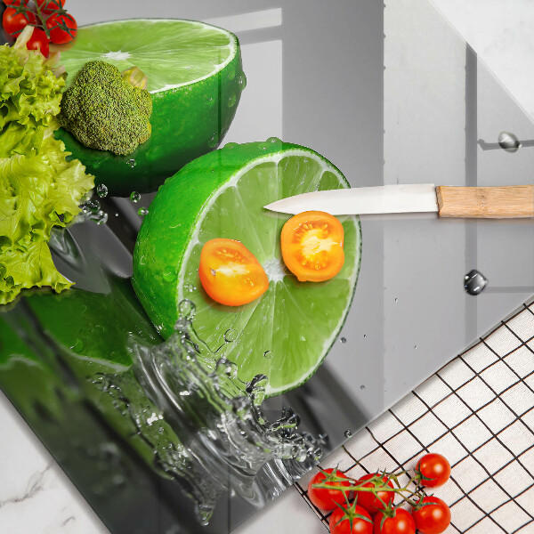 Osłona ściany przy kuchence gazowej Soczyste limonki i woda