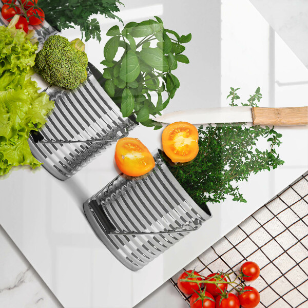 Osłona ściany przy kuchence gazowej Doniczki zioła rośliny