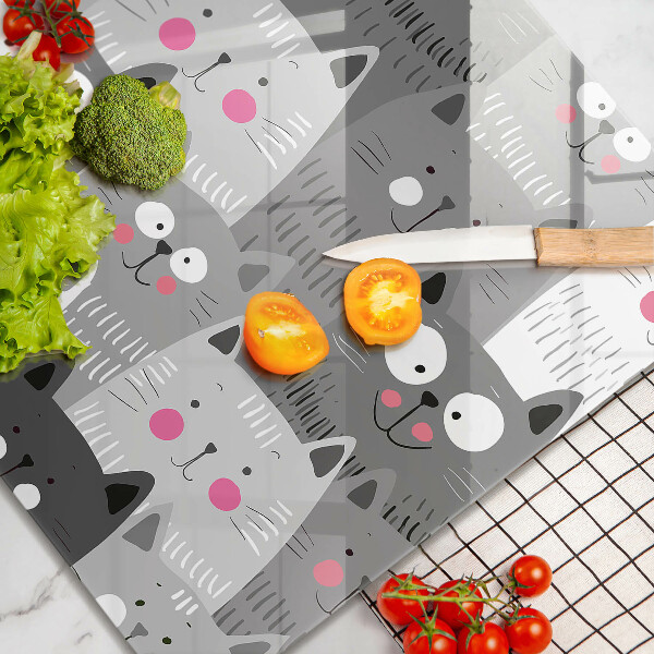 Osłona blatu kuchennego Ilustracja koty