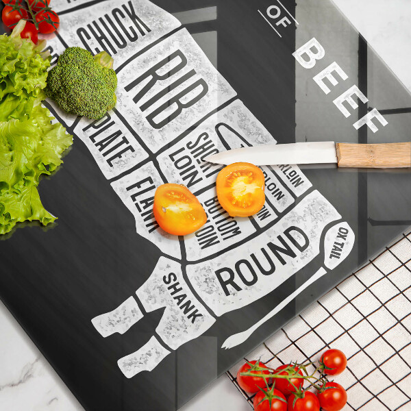 Osłona ściany przy kuchence gazowej Mięso krowy wołowina