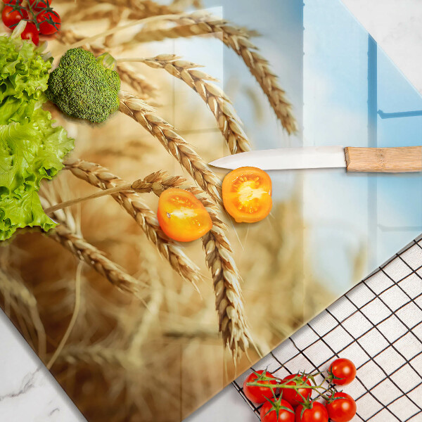 Osłona ściany przy kuchence gazowej Kłosy zbóż na polu