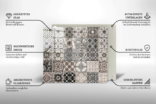 Osłona ściany przy kuchence gazowej Płytki ozdobne kafelki