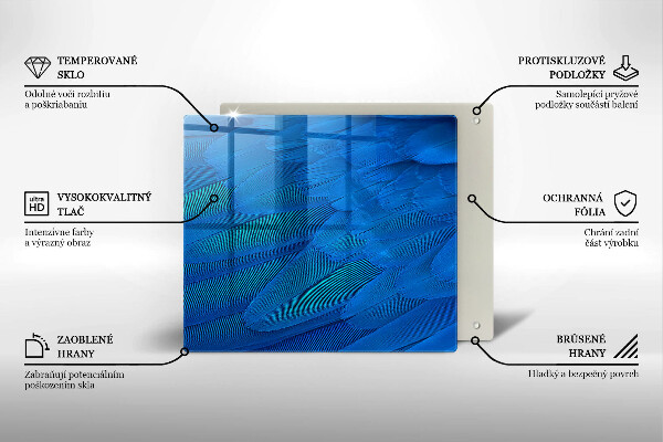 Osłona ściany przy kuchence gazowej Ptasie pióra
