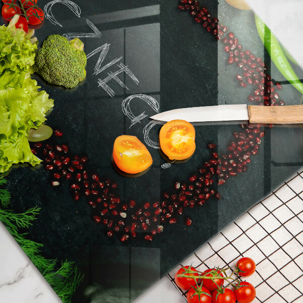 Płyta ochronna na indukcję Napis Smacznego!