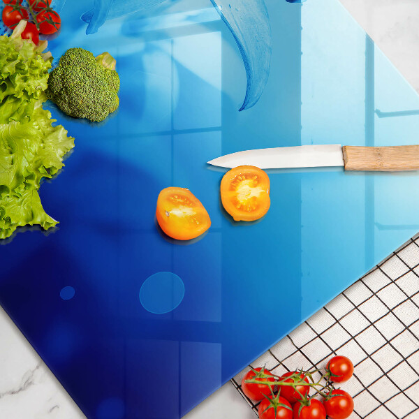 Osłona płyty indukcyjnej Błękitne kwiaty