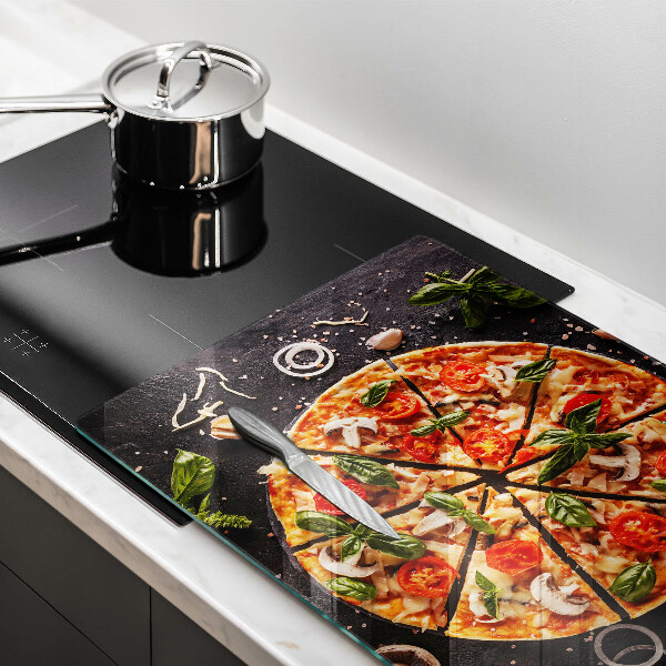 Osłona płyty indukcyjnej Pizza z pieczarkami