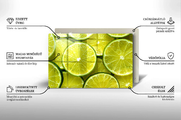 Osłona płyty indukcyjnej Plasterki limonki